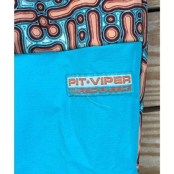 Pit Viper Off Road Turbo Fleece Sweatpants Size Large Men’s Turquoise - Picture 5 of 9